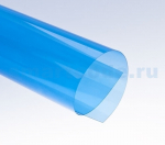Обложки прозрачные пластиковые A4 0,2 мм, синие